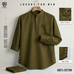 Premium Cotton Katua- Olive