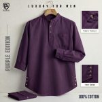 Premium Cotton Katua- Purple