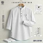 Premium Cotton Katua- White