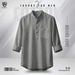 Premium Cotton Katua (Ash Grey)