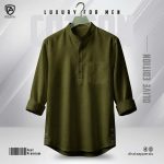 Premium Cotton Katua (Olive)