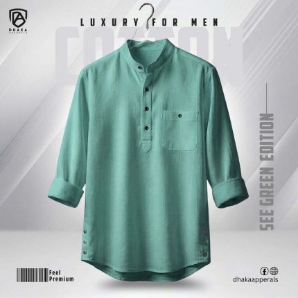 Premium Cotton Katua (Sea Green)