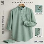 Premium Cotton Katua- Sea Green