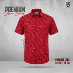 Arong Print Half Sleeve Cotton Shirt | HSHIRT-AC-R1