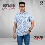 Arong Print Half Sleeve Cotton Shirt | HSHIRT-AC-W1 - Image 2