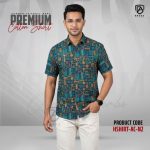 Arong Print Half Sleeve Cotton Shirt | HSHIRT-AC-N2 - Image 2