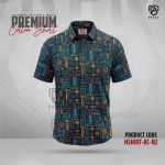 Arong Print Half Sleeve Cotton Shirt | HSHIRT-AC-N2