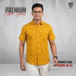 Arong Print Half Sleeve Cotton Shirt | HSHIRT-AC-K2 - Image 2