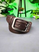 Double Stitch Cow Leather Premium Belt - Image 6