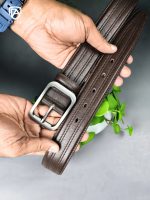 Double Stitch Cow Leather Premium Belt - Image 8