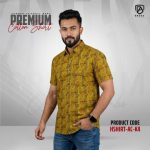 Arong Print Half Sleeve Cotton Shirt | HSHIRT-AC-K4 - Image 3