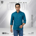 Oxford Cotton Premium Full Sleeve Shirt - (Patrol) - Image 3