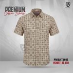 Arong Print Half Sleeve Cotton Shirt | HSHIRT-AC-CR1