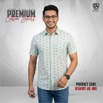 Arong Print Half Sleeve Cotton Shirt | HSHIRT-AC-W4 - Image 3