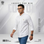 Oxford Cotton Premium Full Sleeve Shirt - (White) - Image 2
