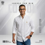 Oxford Cotton Premium Full Sleeve Shirt - (White) - Image 3