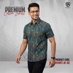 Arong Print Half Sleeve Cotton Shirt | HSHIRT-AC-N2 - Image 2