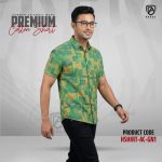 Arong Print Half Sleeve Cotton Shirt | HSHIRT-AC-GN1 - Image 2