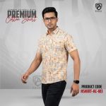 Arong Print Half Sleeve Cotton Shirt | HSHIRT-AC-W3 - Image 2