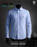 Oxford Cotton Premium Full Sleeve Shirt - (Sky Blue)