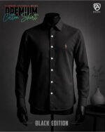 Oxford Cotton Premium Full Sleeve Shirt - (Black)
