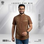 Premium Cotton Half Katua (Coffee) - Image 3