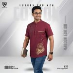 Premium Cotton Half Katua (Maroon) - Image 2