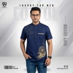 Premium Cotton Half Katua (Navy) - Image 3