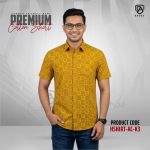 Arong Print Half Sleeve Cotton Shirt | HSHIRT-AC-K3 - Image 3
