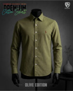 Oxford Cotton Premium Full Sleeve Shirt - (Olive)