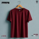 COMBO Premium Cotton T-shirt (Black, Maroon, White) - Image 3