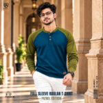 Raglan Full Sleeve Premium T-shirt (2 Pcs COMBO- Olive, Patrol) - Image 3